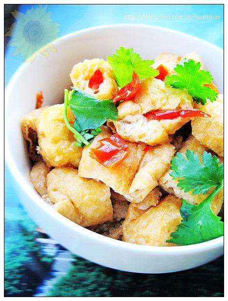 剁椒豆腐泡的做法