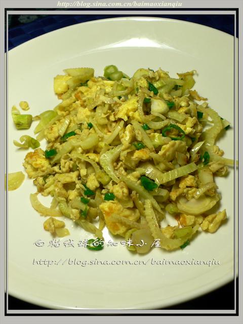 鸡蛋茴香头的做法