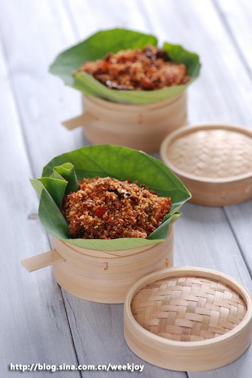 荷香粉蒸肉的做法