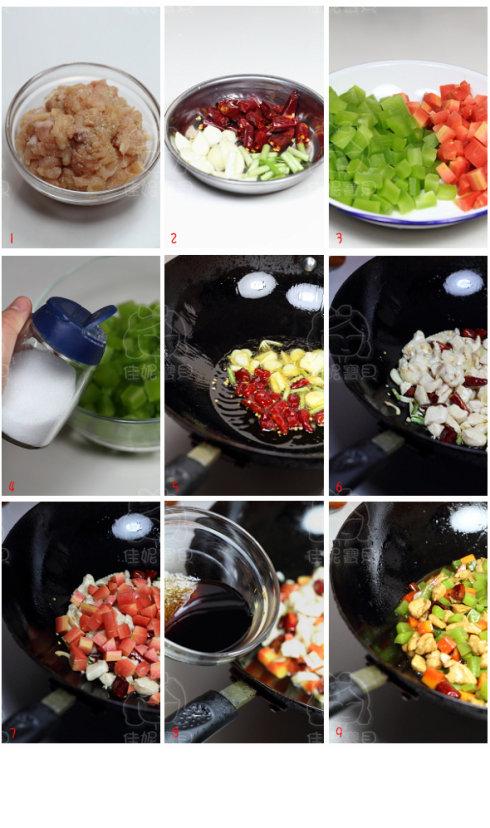 宫保鸡丁盖饭的做法
