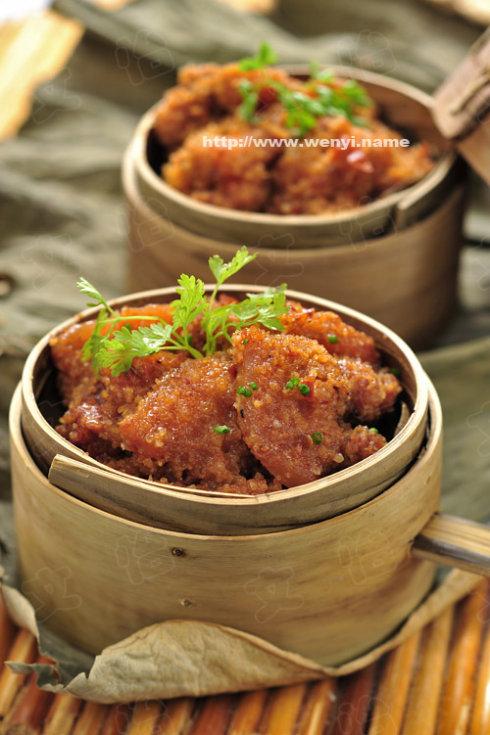 香辣粉蒸肉的做法