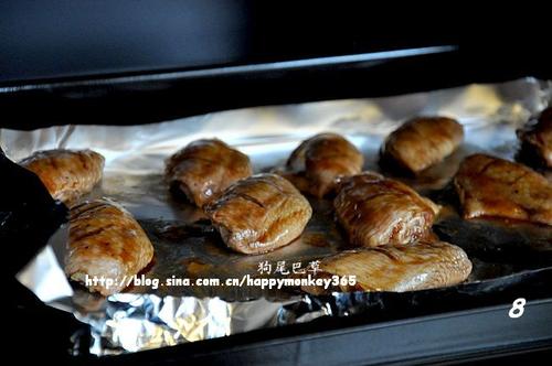 黑胡椒蚝油烤鸡翅的做法