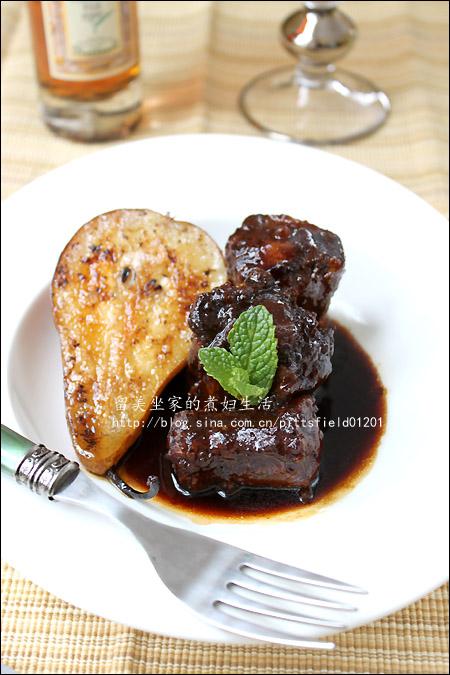 蜜梨橙酒炆牛尾的做法