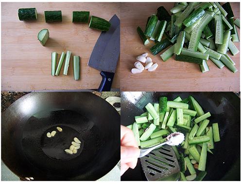 脆炒黄瓜的做法