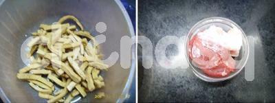 豆腐干炒肉的做法