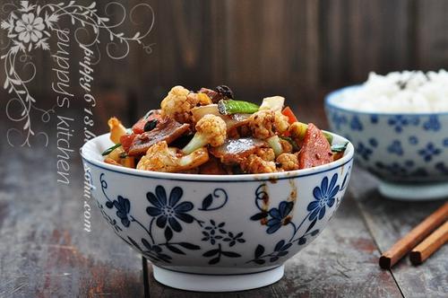 小炒花菜的做法