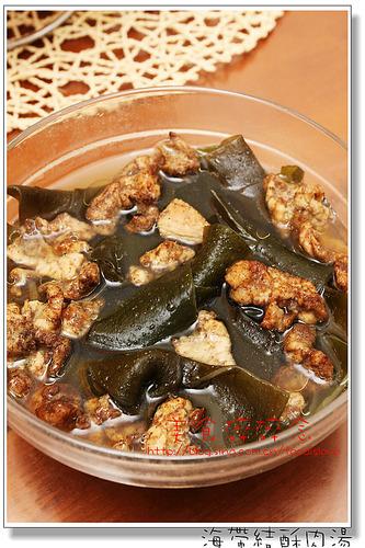 海带结酥肉汤的做法