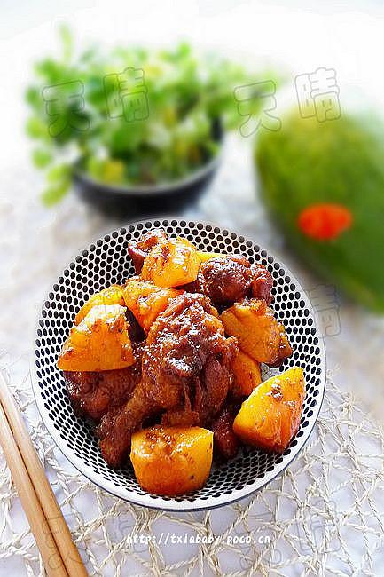 木瓜红烧翅根的做法