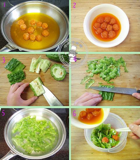 冰镇话梅腌苦瓜的做法