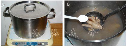 扁豆眉豆鸡脚汤的做法