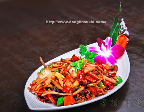 香脆椒茶树菇的做法