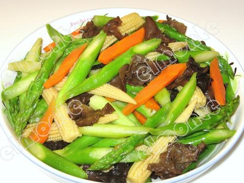 素炒四宝的做法