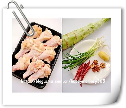 鸡翅根焖烧莴笋的做法