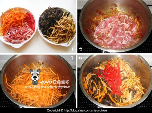 黄花炒三丝的做法