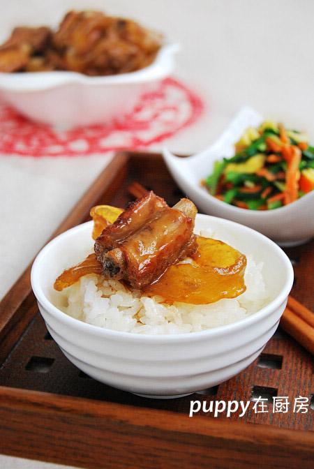 粉条炖排骨的做法