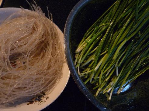 韭菜粉丝的做法