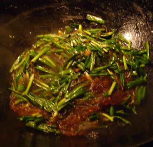 韭菜粉丝的做法