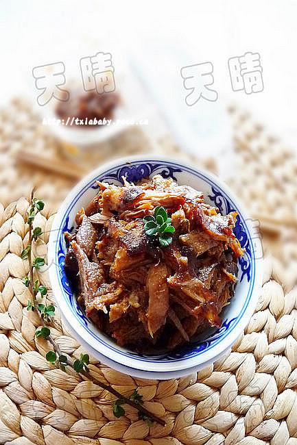 手撕卤冻鸭肉的做法