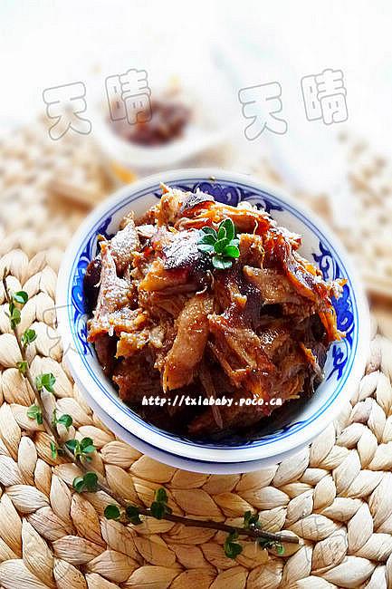 手撕卤冻鸭肉的做法