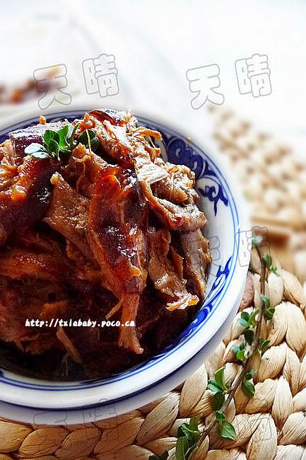 手撕卤冻鸭肉的做法