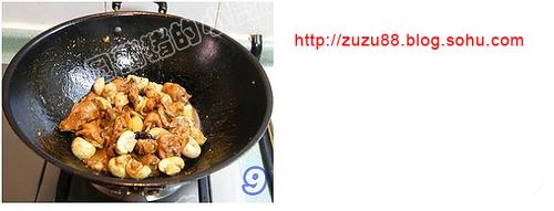 蘑菇红烧鸡的做法