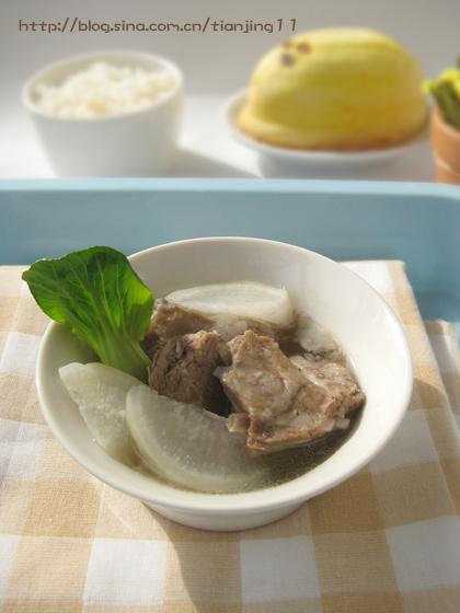 萝卜羊肉汤的做法