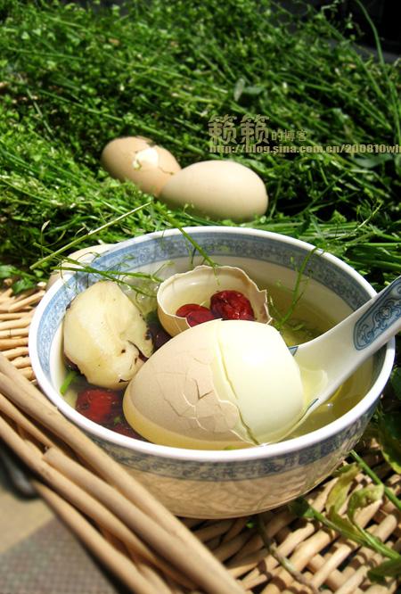 地菜花煮鸡蛋的做法