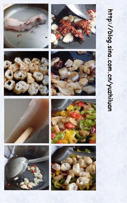 油条炒五花肉的做法