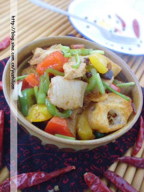 油条炒五花肉的做法