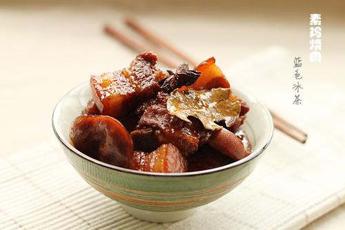 高压锅素鸡烧肉的做法