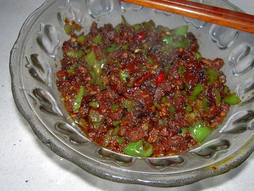 牛肉青椒豆豉的做法