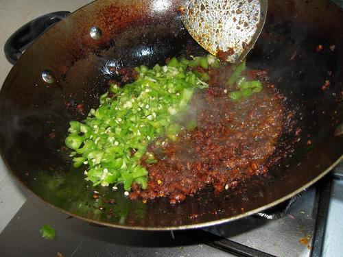 牛肉青椒豆豉的做法