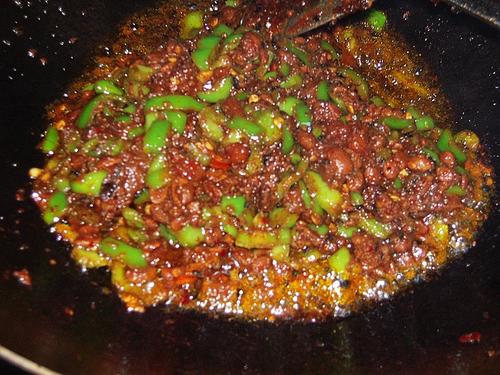 牛肉青椒豆豉的做法