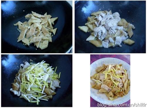 肉炒饹馇的做法