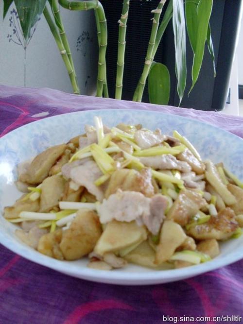 肉炒饹馇的做法