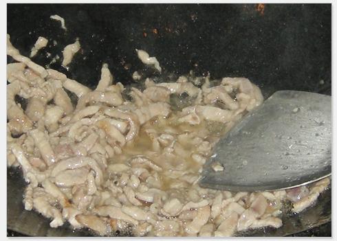 雪菜肉丝的做法