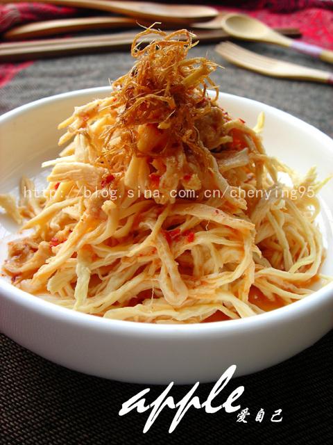 腐乳鸡丝的做法