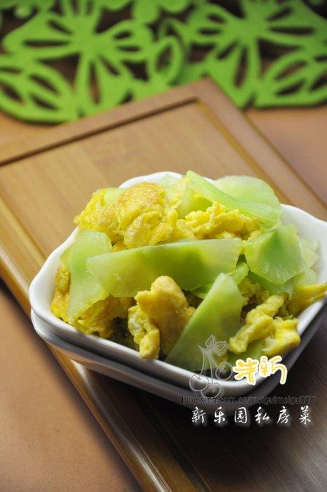 青笋炒蛋的做法