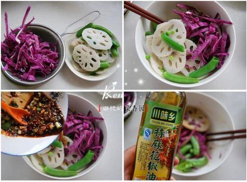 椒油拌脆藕的做法