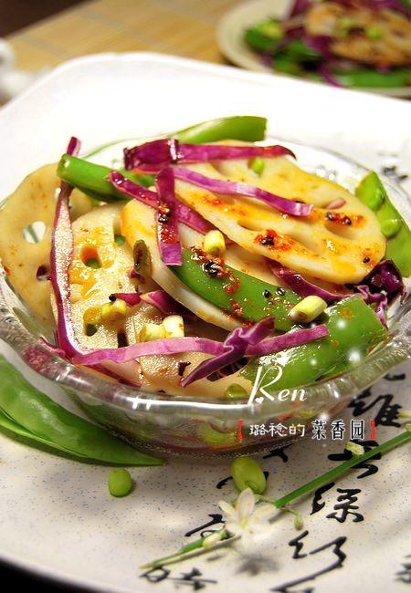 椒油拌脆藕的做法