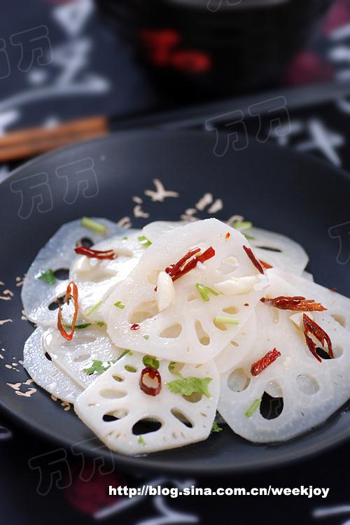 炝拌凉藕的做法