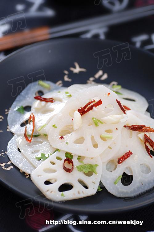 炝拌凉藕的做法