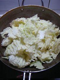 虾酱黄豆白菜的做法