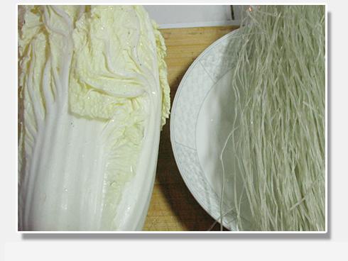 白菜炒粉条的做法