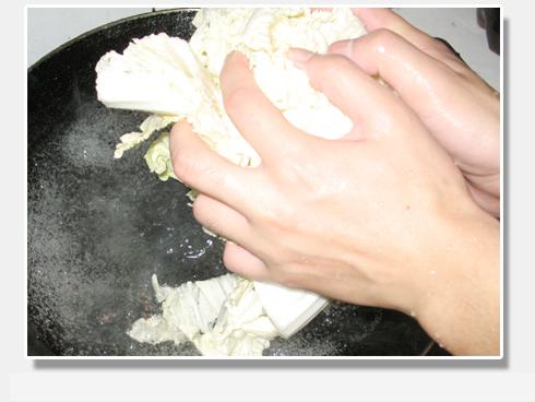 白菜炒粉条的做法