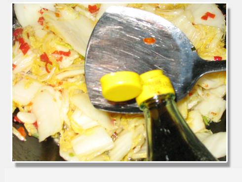 白菜炒粉条的做法