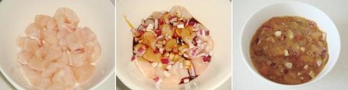 自制蜜汁鸡肉串的做法