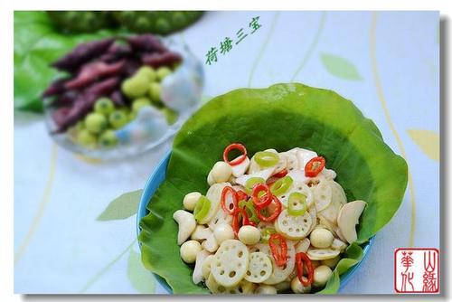 荷塘三宝的做法