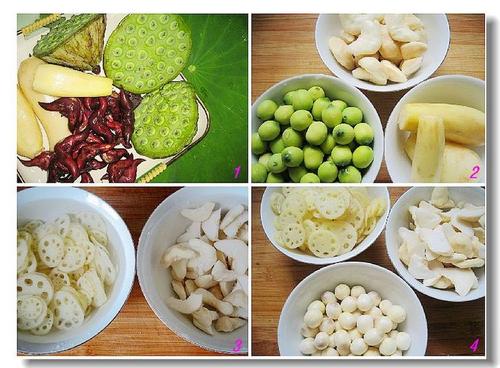 荷塘三宝的做法