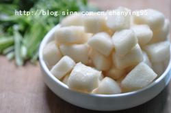 椒盐酱汁炒年糕的做法